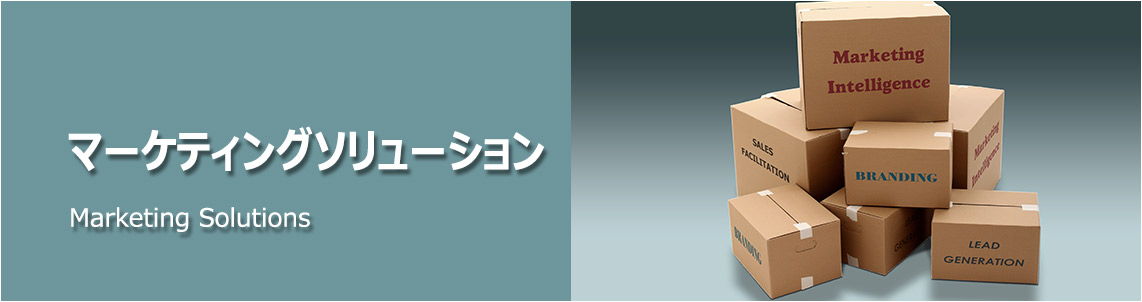 パッケージ型のマーケティングソリューション